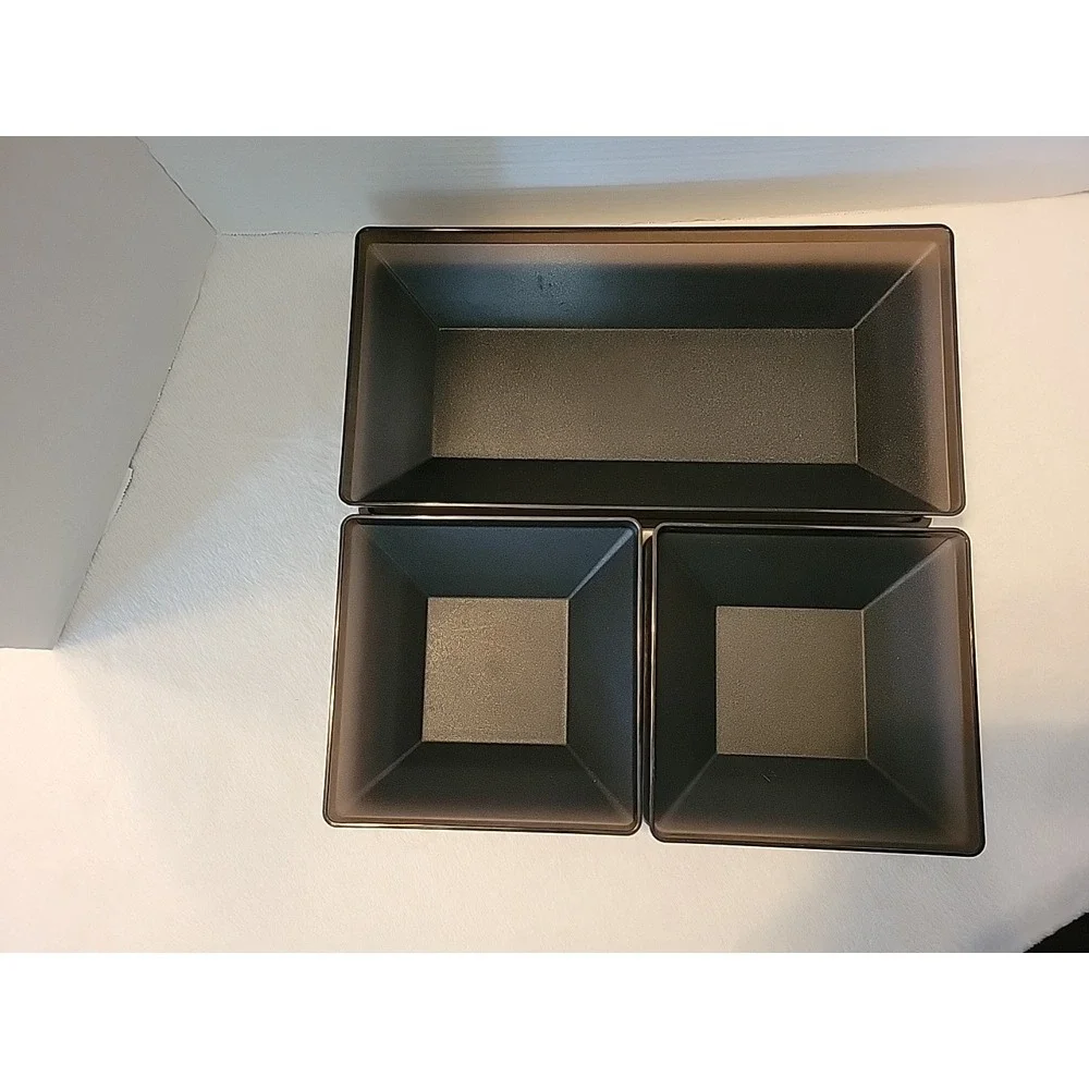 Tupperware  Get Together Buffet Set Black‎ 6 Pcs. 1380-1/1388-7/1388-8